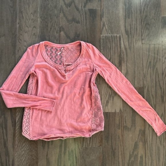 Free People Knit Top with Open Patchwork Back - Picture 11 of 16